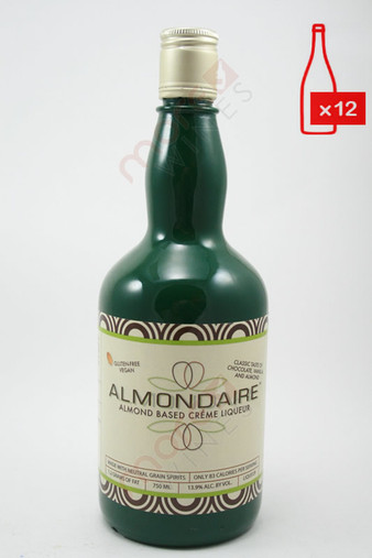 Almondaire Dairy-Free Almond Creme Liqueur 750ml (Case of 12) FREE SHIPPING $14.99/Bottle