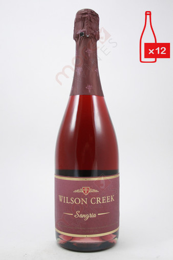 Wilson Creek Sparkling Sangria 750ml (Case of 12) FREE SHIPPING $14.99/Bottle