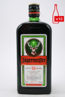 Jagermeister Liqueur 750ml (Case of 12) FREE SHIPPING $19.99/Bottle