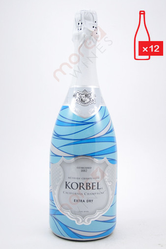 Korbel California Extra Dry Champagne 750ml Case Of 12 Free Shipping 12 99 Bottle Morewines