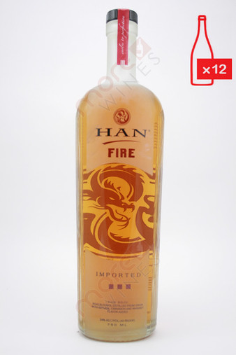 Han Fire Soju Asian Vodka 750ml (Case of 12) FREE SHIPPING $19.99/Bottle