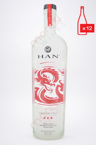 Han Soju Asian Vodka (48 Proof) 750ml (Case of 12)FREE SHIPPING $19.99/Bottle