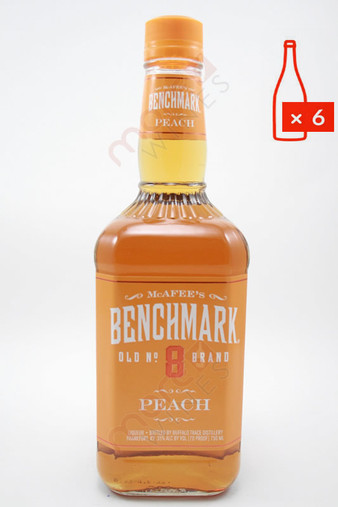 Benchmark Peach Liqueur 750ml (Case of 6) FREE SHIPPING $10.99/Bottle 