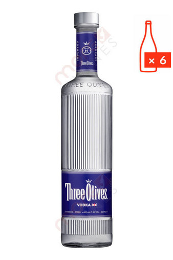 Three Olives Vodka 750ml (Case of 6) FREE SHIPPING $12.99/Bottle