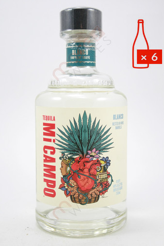 Mi Campo Blanco Tequila 750ml (Case of 6) FREE SHIPPING $24.99Bottle 