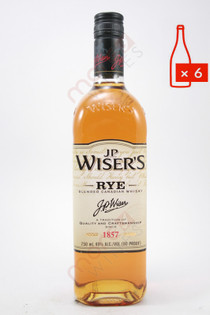 J.P. Wiser's Rye Blended Canadian Whisky 750ml (Case of 6) FREE SHIPPING $19.99/Bottle 