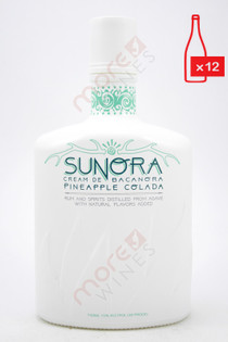 Sunora Cream de Bacanora Pineapple Colada Rum 750ml (Case of 12) FREE SHIPPING $24.99/Bottle 