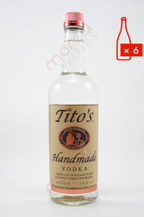 Tito's Handmade Vodka 750ml (Case of 6) FREE SHIPPING $19.99/Bottle