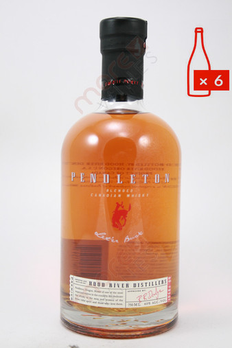 Pendleton Blended Canadian Whisky 750ml (Case of 6) FREE SHIPPING $19.99/Bottle
