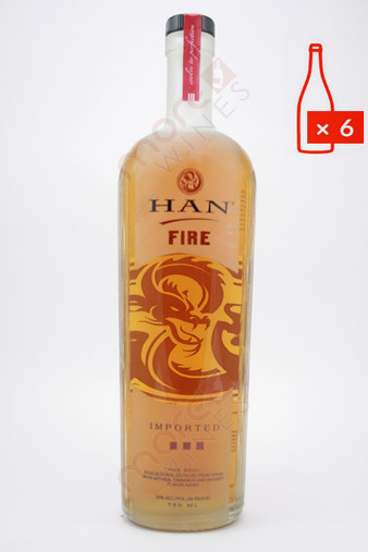 Han Fire Soju Asian Vodka 750ml (Case of 6) FREE SHIPPING $19.99/Bottle 
