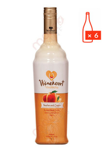 Wineheart Peaches & Cream 750ml (Case of 6) FREE SHIPPING $8.99/Bottle 