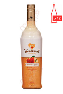 Wineheart Peaches & Cream 750ml (Case of 12) FREE SHIPPING $8.99/Bottle