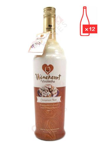 Wineheart Cinnamon Bun 750ml (Case of 12) FREE SHIPPING $8.99/Bottle