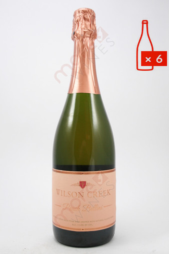 Wilson Creek Peach Bellini Sparkling Wine 750ml (Case of 6) FREE SHIPPING $14.99/Bottle