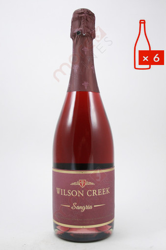 Wilson Creek Sparkling Sangria 750ml (Case of 6) FREE SHIPPING $14.99/Bottle