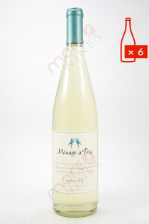 Menage a Trois Moscato 750ml (Case of 6) FREE SHIPPING $11.99/Bottle (101929-FS6)