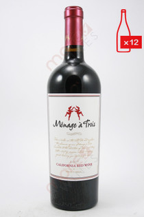 Menage A Trois California Red Wine 750ml (Case of 12) FREE SHIPPING $11.99/Bottle 
