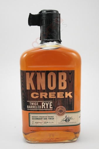 Knob Creek Twice Barreled Rye Whiskey 750ml