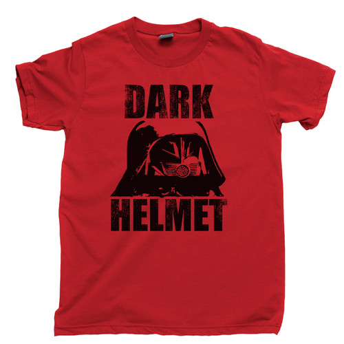 Dark Helmet T Shirt Spaceballs Movie Red Tee