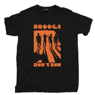 Droogs Don't Run Black T Shirt Stanley Kubrick A Clockwork Orange Black Tee