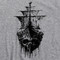Pirate Skull Ghost Ship T Shirt Jolly Roger Skull & Crossbones Tee