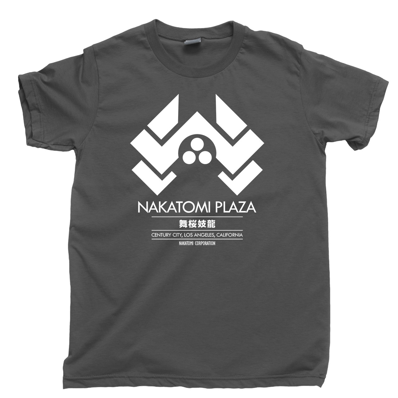 Die Hard T Shirt  Nakatomi Plaza, John McClane, Bruce Willis, Hans