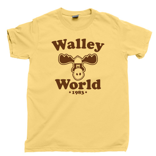 Griswold Vacation T Shirt Walley World 1983 National Lampoon's Vacation 80s Comedy Movie Yellow Haze Tee