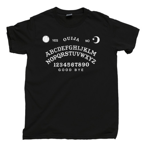 Ouija Board T Shirt Talking To Spirits Ghosts Seance Magic Black Tee