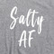 Salty AF T Shirt Sunshine Sun Tan Ocean Sand Beach Hair Tee