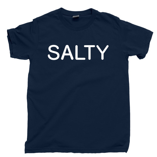 Salty T Shirt Lick Me I'm Salty Navy Blue Tee