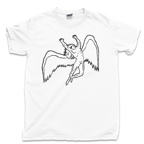 Swan Song T Shirt Led Zeppelin 1977 White Tee