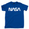 NASA T Shirt Space Exploration Spacecraft Astronaut Royal Blue Tee