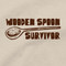 Wooden Spoon Survivor Tan T Shirt Old School Spanking Paddle Switch Beat Whip Funny Tee