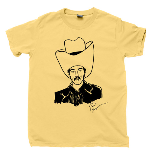 Autographed Turd Ferguson T Shirt  Alex Trebek Will Ferrell Sean Connery SNL Celebrity Jeopardy Yellow Tee