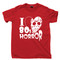 I Love 80s Horror T Shirt Jason Voorhees Friday The 13th Slasher Movies Red Tee