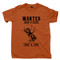 Jackalope T Shirt Wanted Jack A Lope Jackrabbit With Antelope Horns Cryptids Cryptozoology Texas Orange Tee