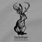 Jackalope Gray T Shirt Lepus Temperamentalus Jackrabbit With Antelope Horns Cryptids Cryptozoology Tee