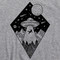 Alien Gray T Shirt Extraterrestrial UFO Abduction Outer Space Diamond Stars Comets Suns Moons Planets Tee