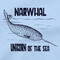 Narwhal Blue T Shirt Unicorn Of The Sea Humpback Whale Cetaceans Ocean Waves Deep Blue Sea Nautical Marine Mammals Tee