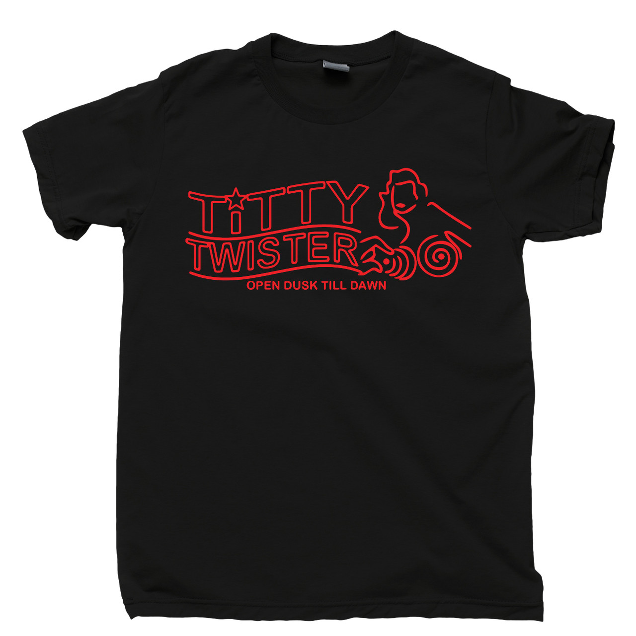 Titty Twister T Shirt - From Dusk Till Dawn, Quentin