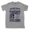 Hazzard County Garage T Shirt Bo Luke Daisy Duke 1969 Dodge Charger The Dukes Of Hazzard Gray Tee