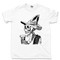 Jose Guadalupe Posada T Shirt A Skeleton Wearing A Hat Having A Drink Vignette For The Feast Of The Dead Famous Mexican Revolution Artist  Day Of The Dead White Tee