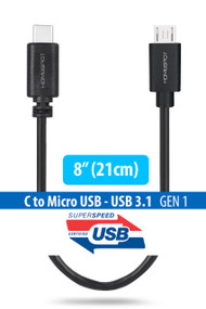 USB-C to Micro USB Short Cable