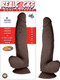 RealShaft Dildo Dual Layered #6 Dark by NassToys