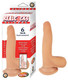 NassToys Realcocks Sliders 6 inches Uncircumcised Beige Dildo - Product SKU NW2887