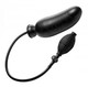 Renegade Semi Realistic Inflatable Dildo Black by XR Brands - view 3