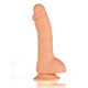 Kyle 8 inches Realistic Silicone Dong Beige Adult Sex Toy