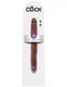 King Penis 12 inches Slim Double Dildo - Brown by Pipedream Products - view 2