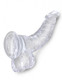 King Penis Clear 7.5 Inches Penis With Balls by Pipedream Products - view 3