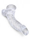 King Penis Clear 7.5 Inches Penis With Balls by Pipedream Products - view 4
